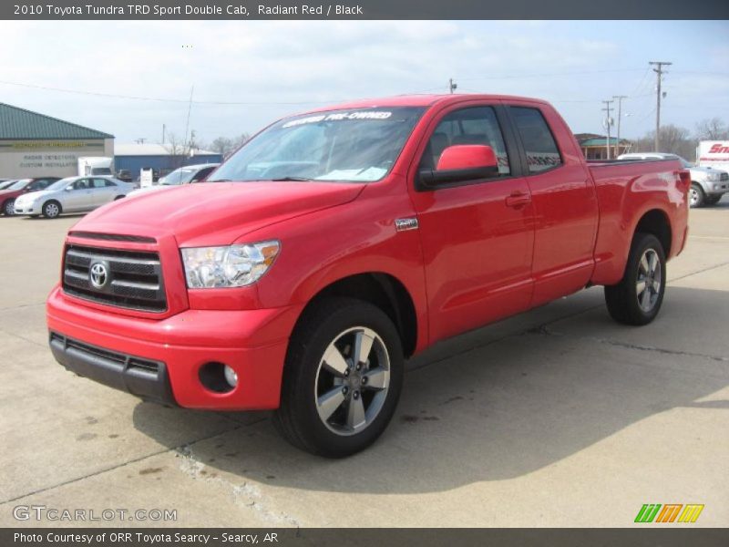 Radiant Red / Black 2010 Toyota Tundra TRD Sport Double Cab