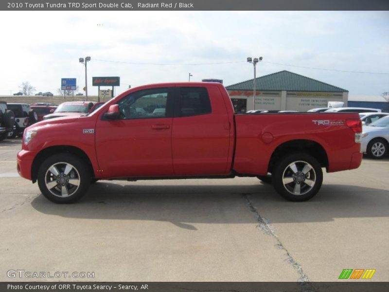 Radiant Red / Black 2010 Toyota Tundra TRD Sport Double Cab