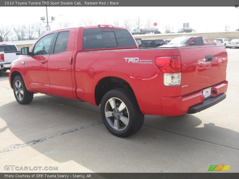 Radiant Red / Black 2010 Toyota Tundra TRD Sport Double Cab