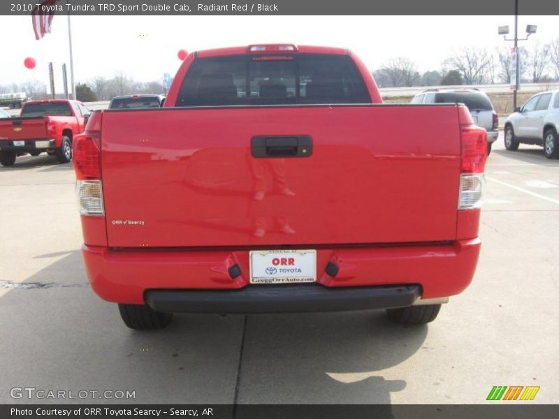 Radiant Red / Black 2010 Toyota Tundra TRD Sport Double Cab