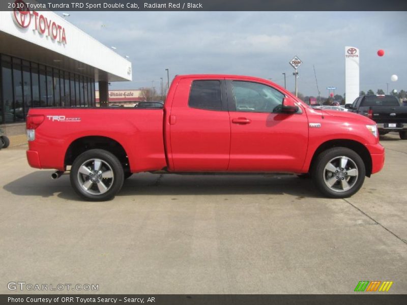 Radiant Red / Black 2010 Toyota Tundra TRD Sport Double Cab