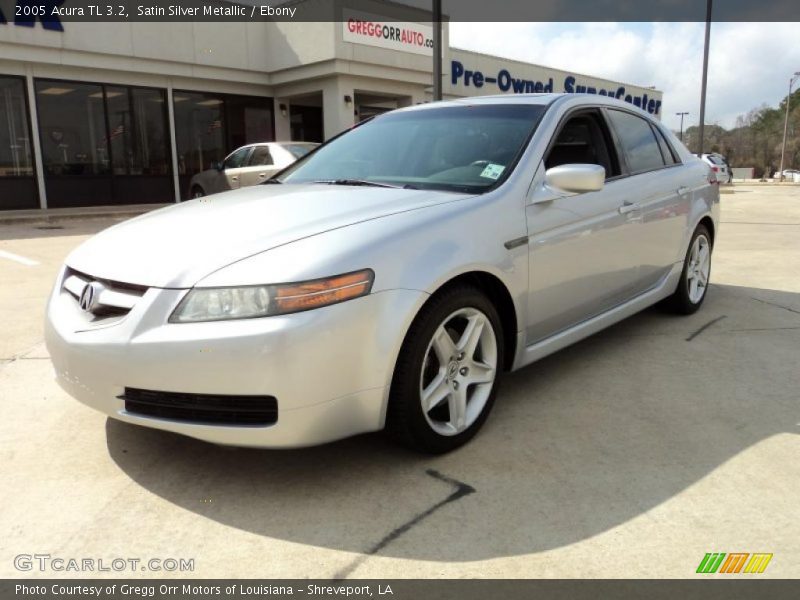 Satin Silver Metallic / Ebony 2005 Acura TL 3.2
