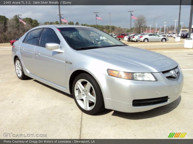 Satin Silver Metallic / Ebony 2005 Acura TL 3.2