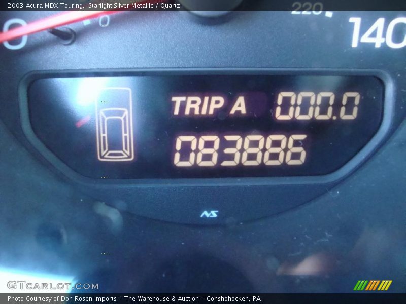 Starlight Silver Metallic / Quartz 2003 Acura MDX Touring
