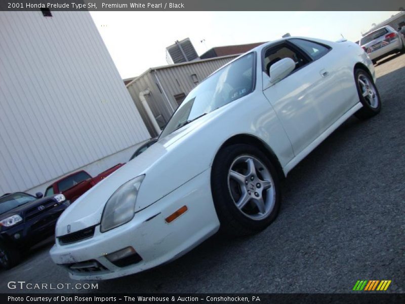 Premium White Pearl / Black 2001 Honda Prelude Type SH