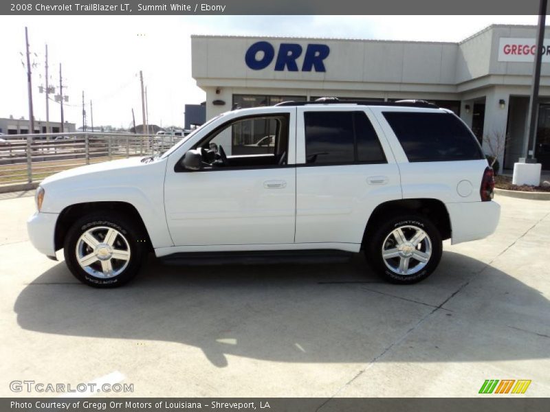 Summit White / Ebony 2008 Chevrolet TrailBlazer LT