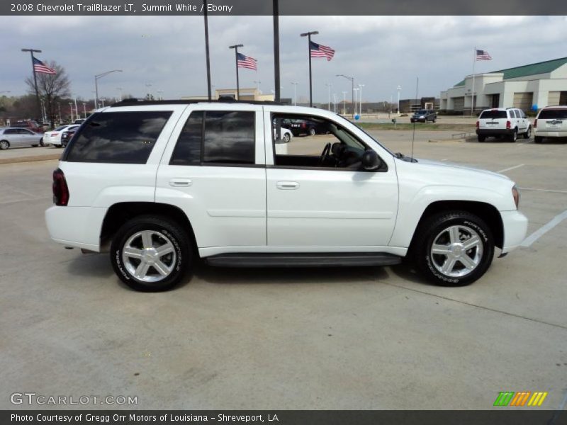 Summit White / Ebony 2008 Chevrolet TrailBlazer LT
