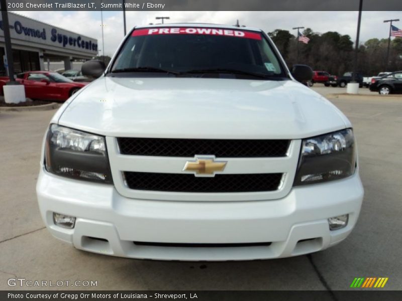Summit White / Ebony 2008 Chevrolet TrailBlazer LT