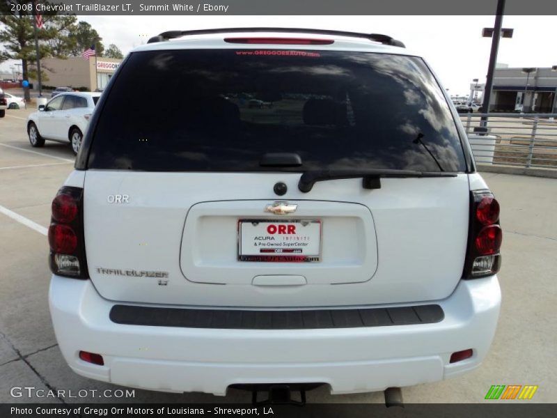 Summit White / Ebony 2008 Chevrolet TrailBlazer LT