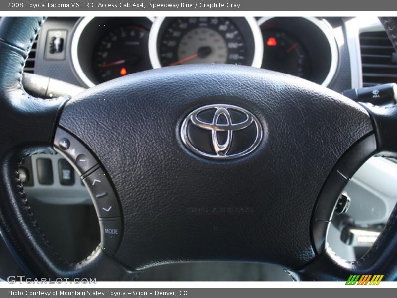 Speedway Blue / Graphite Gray 2008 Toyota Tacoma V6 TRD  Access Cab 4x4