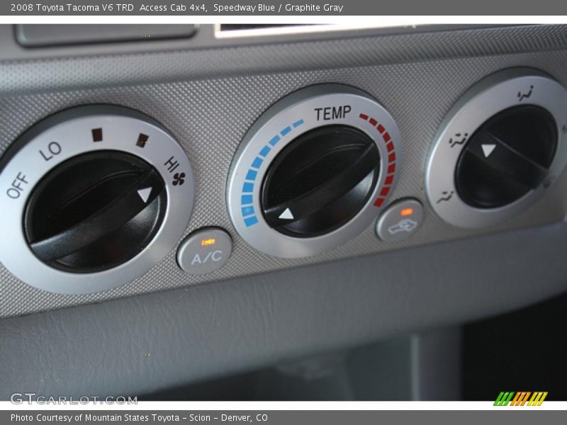 Speedway Blue / Graphite Gray 2008 Toyota Tacoma V6 TRD  Access Cab 4x4