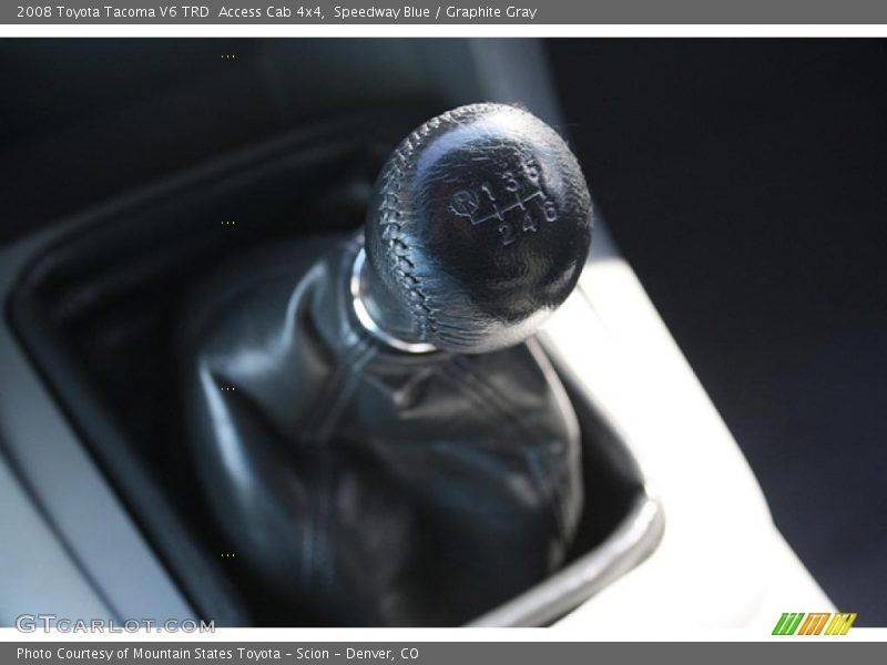 Speedway Blue / Graphite Gray 2008 Toyota Tacoma V6 TRD  Access Cab 4x4