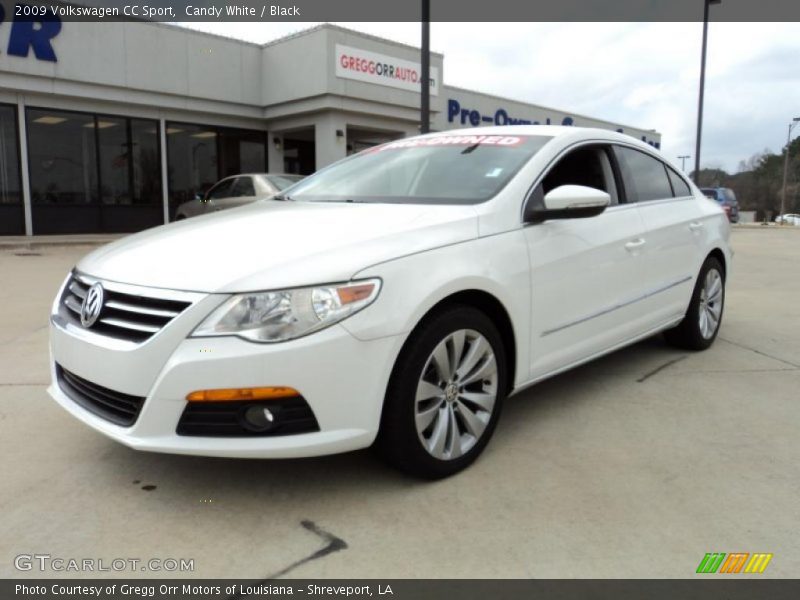 Candy White / Black 2009 Volkswagen CC Sport