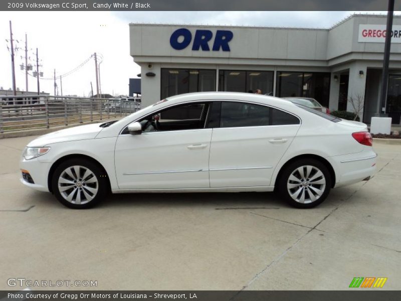 Candy White / Black 2009 Volkswagen CC Sport