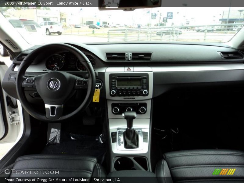 Candy White / Black 2009 Volkswagen CC Sport