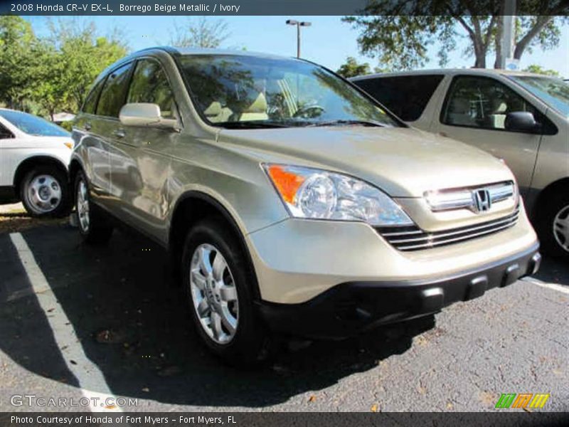 Borrego Beige Metallic / Ivory 2008 Honda CR-V EX-L