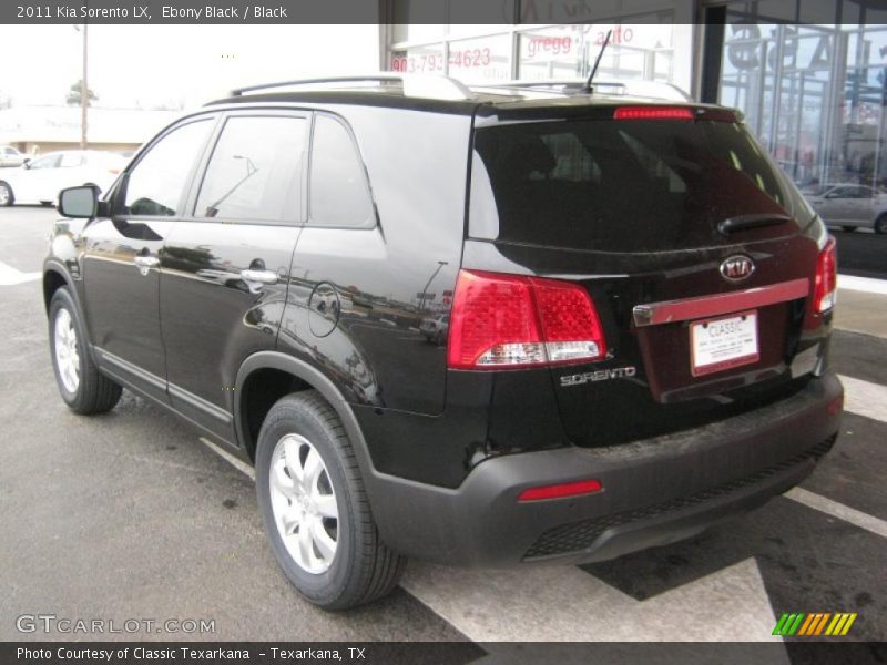 Ebony Black / Black 2011 Kia Sorento LX