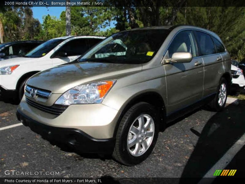 Borrego Beige Metallic / Ivory 2008 Honda CR-V EX-L