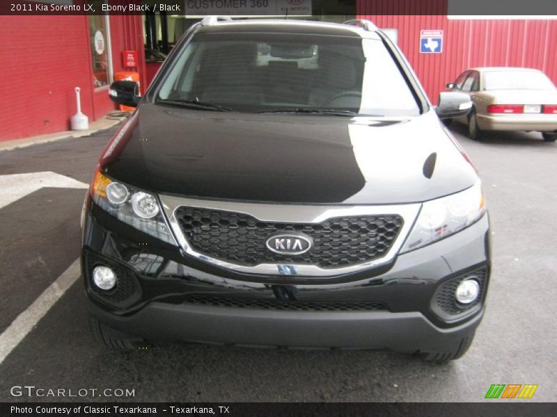 Ebony Black / Black 2011 Kia Sorento LX