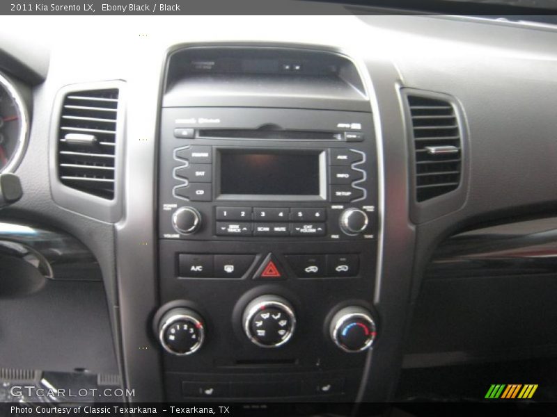 Ebony Black / Black 2011 Kia Sorento LX