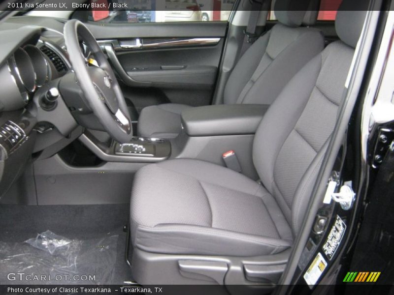 Ebony Black / Black 2011 Kia Sorento LX