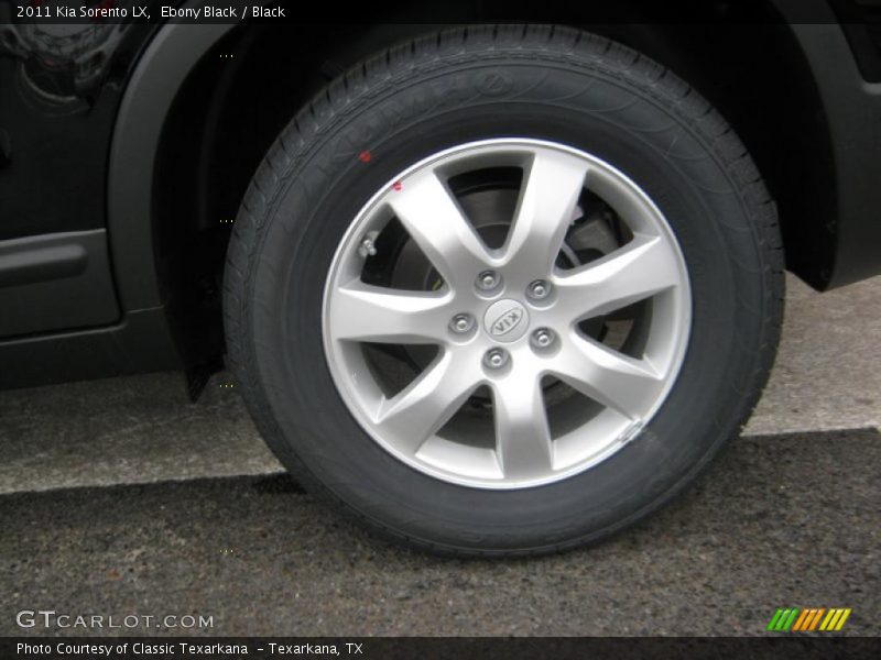 Ebony Black / Black 2011 Kia Sorento LX