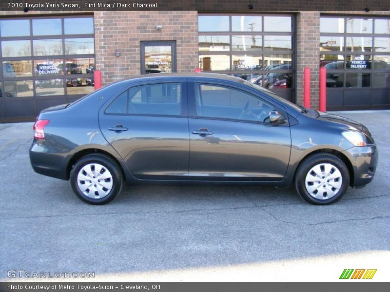 Flint Mica / Dark Charcoal 2010 Toyota Yaris Sedan