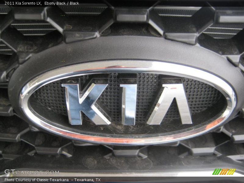 Ebony Black / Black 2011 Kia Sorento LX