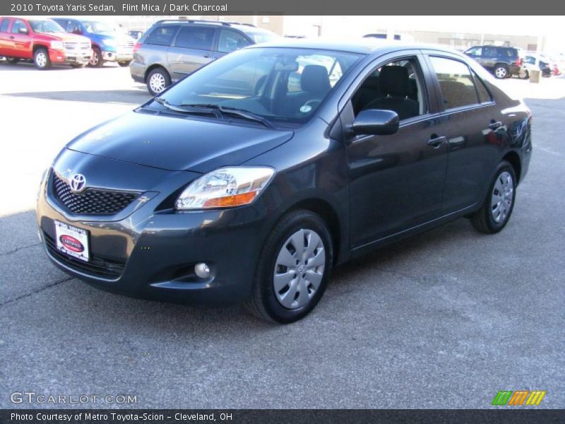 Flint Mica / Dark Charcoal 2010 Toyota Yaris Sedan