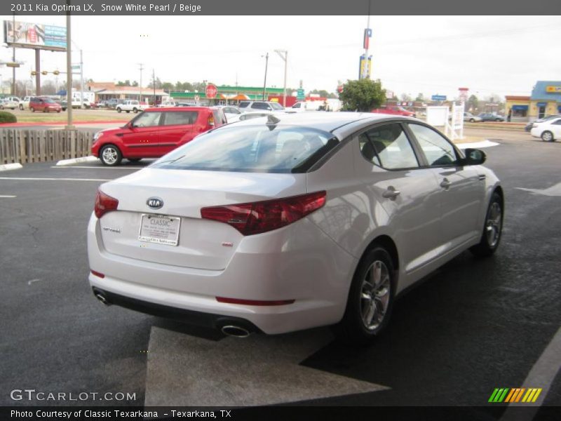 Snow White Pearl / Beige 2011 Kia Optima LX