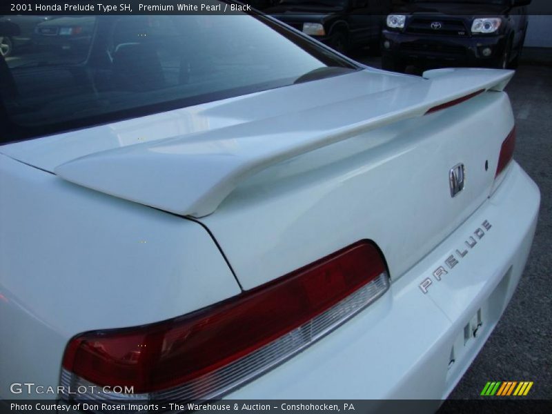 Premium White Pearl / Black 2001 Honda Prelude Type SH