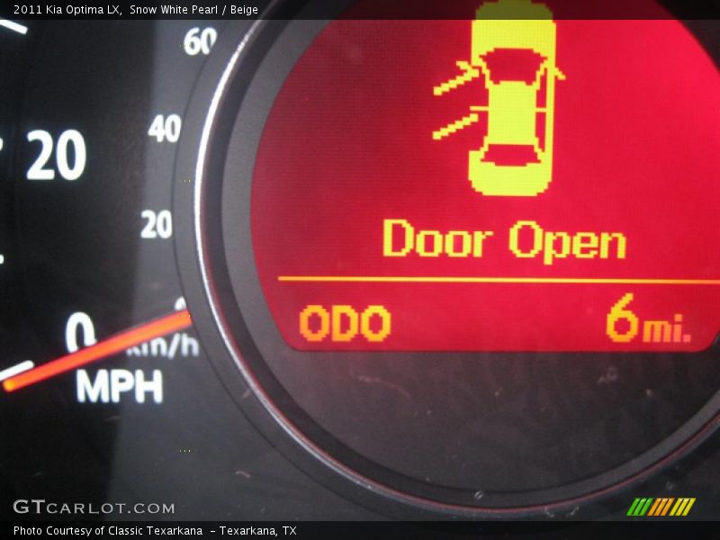 Snow White Pearl / Beige 2011 Kia Optima LX