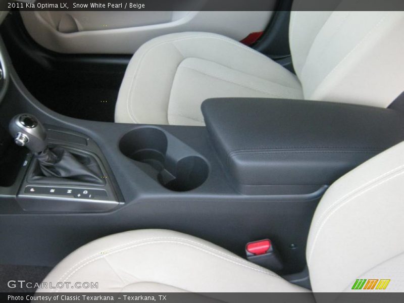 Snow White Pearl / Beige 2011 Kia Optima LX