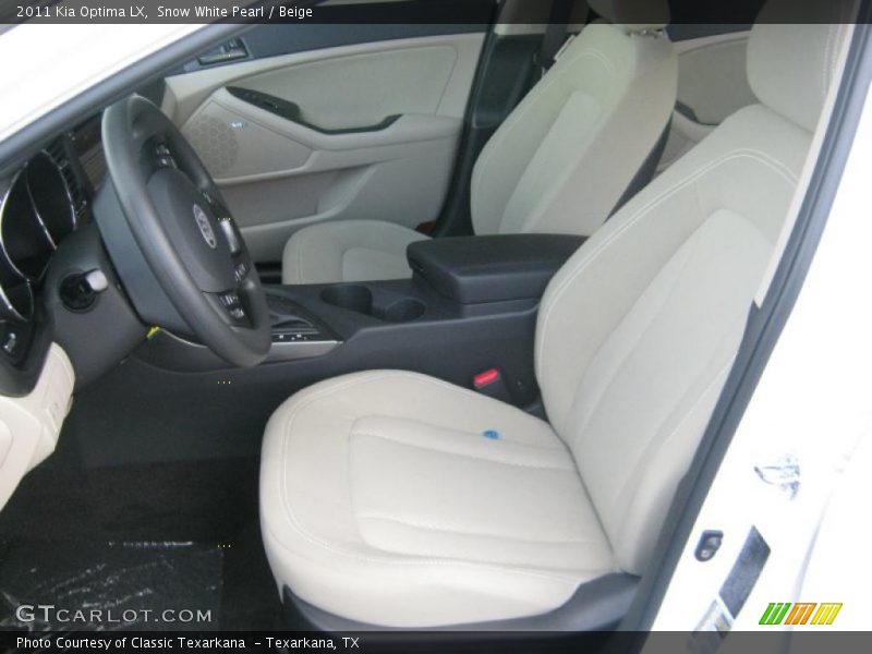  2011 Optima LX Beige Interior
