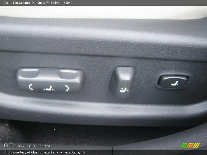 Snow White Pearl / Beige 2011 Kia Optima LX