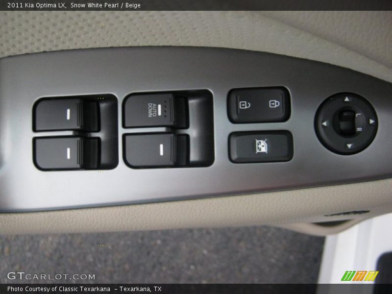 Snow White Pearl / Beige 2011 Kia Optima LX
