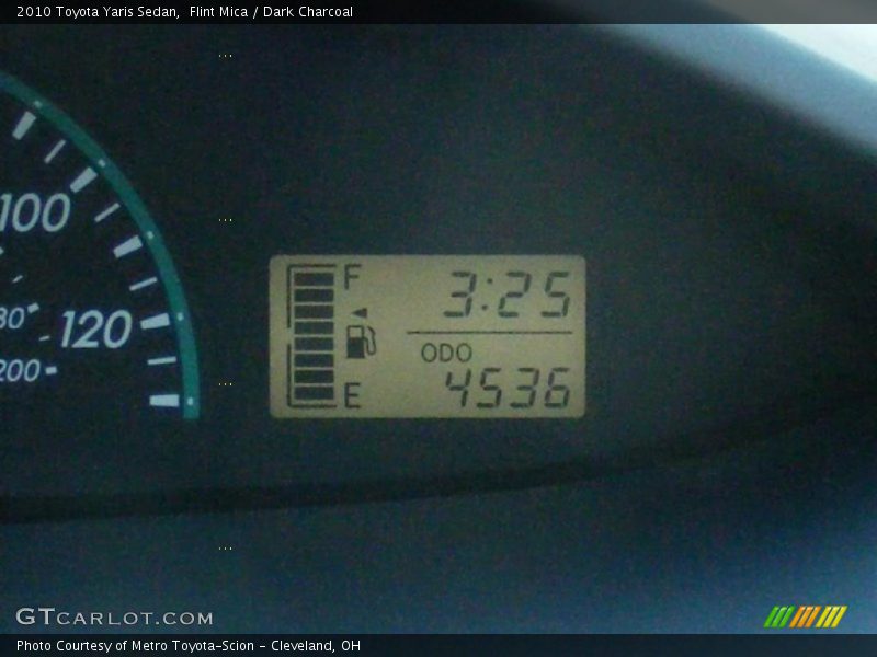 Flint Mica / Dark Charcoal 2010 Toyota Yaris Sedan