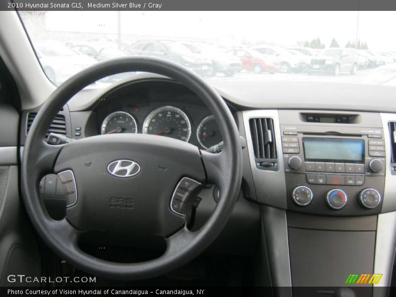 Medium Silver Blue / Gray 2010 Hyundai Sonata GLS