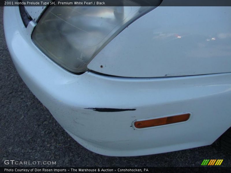 Premium White Pearl / Black 2001 Honda Prelude Type SH