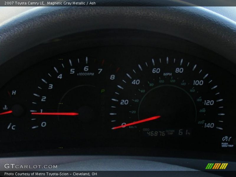Magnetic Gray Metallic / Ash 2007 Toyota Camry LE