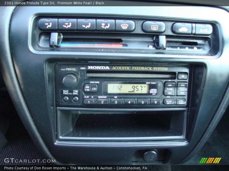 Premium White Pearl / Black 2001 Honda Prelude Type SH