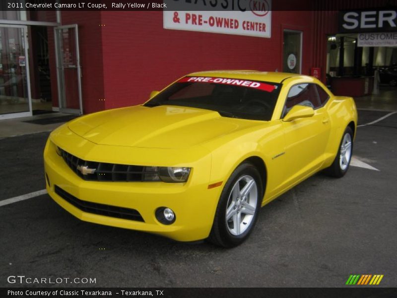 Rally Yellow / Black 2011 Chevrolet Camaro LT Coupe