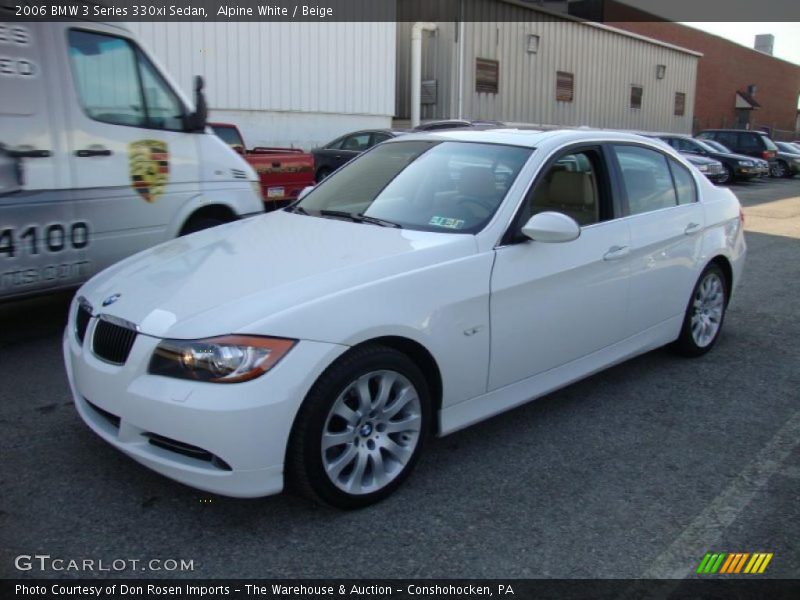 Alpine White / Beige 2006 BMW 3 Series 330xi Sedan