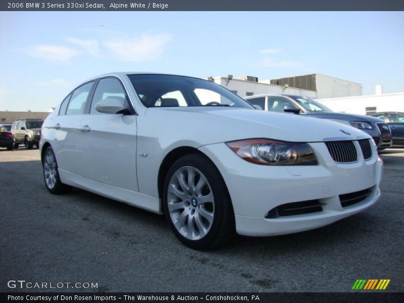 Alpine White / Beige 2006 BMW 3 Series 330xi Sedan