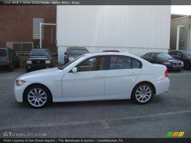 Alpine White / Beige 2006 BMW 3 Series 330xi Sedan