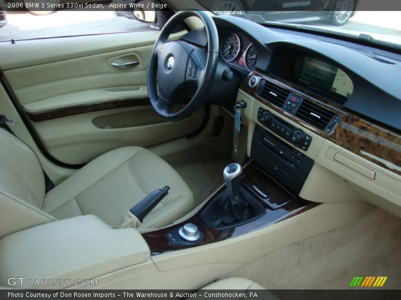 Alpine White / Beige 2006 BMW 3 Series 330xi Sedan