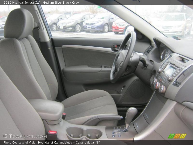 Medium Silver Blue / Gray 2010 Hyundai Sonata GLS