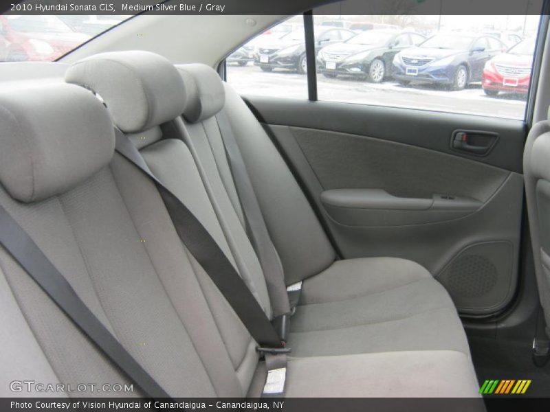 Medium Silver Blue / Gray 2010 Hyundai Sonata GLS