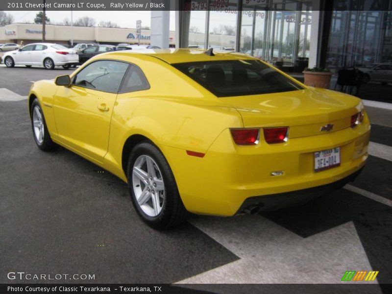 Rally Yellow / Black 2011 Chevrolet Camaro LT Coupe