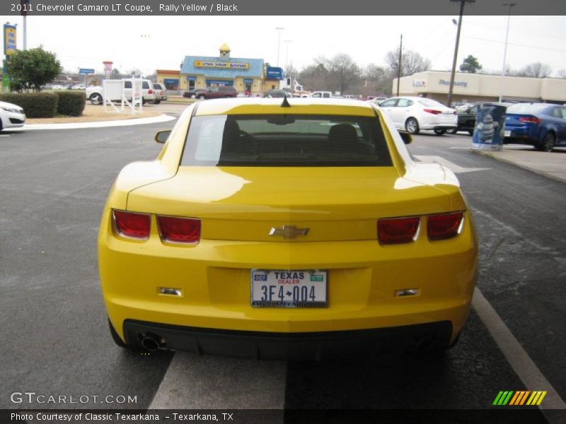 Rally Yellow / Black 2011 Chevrolet Camaro LT Coupe